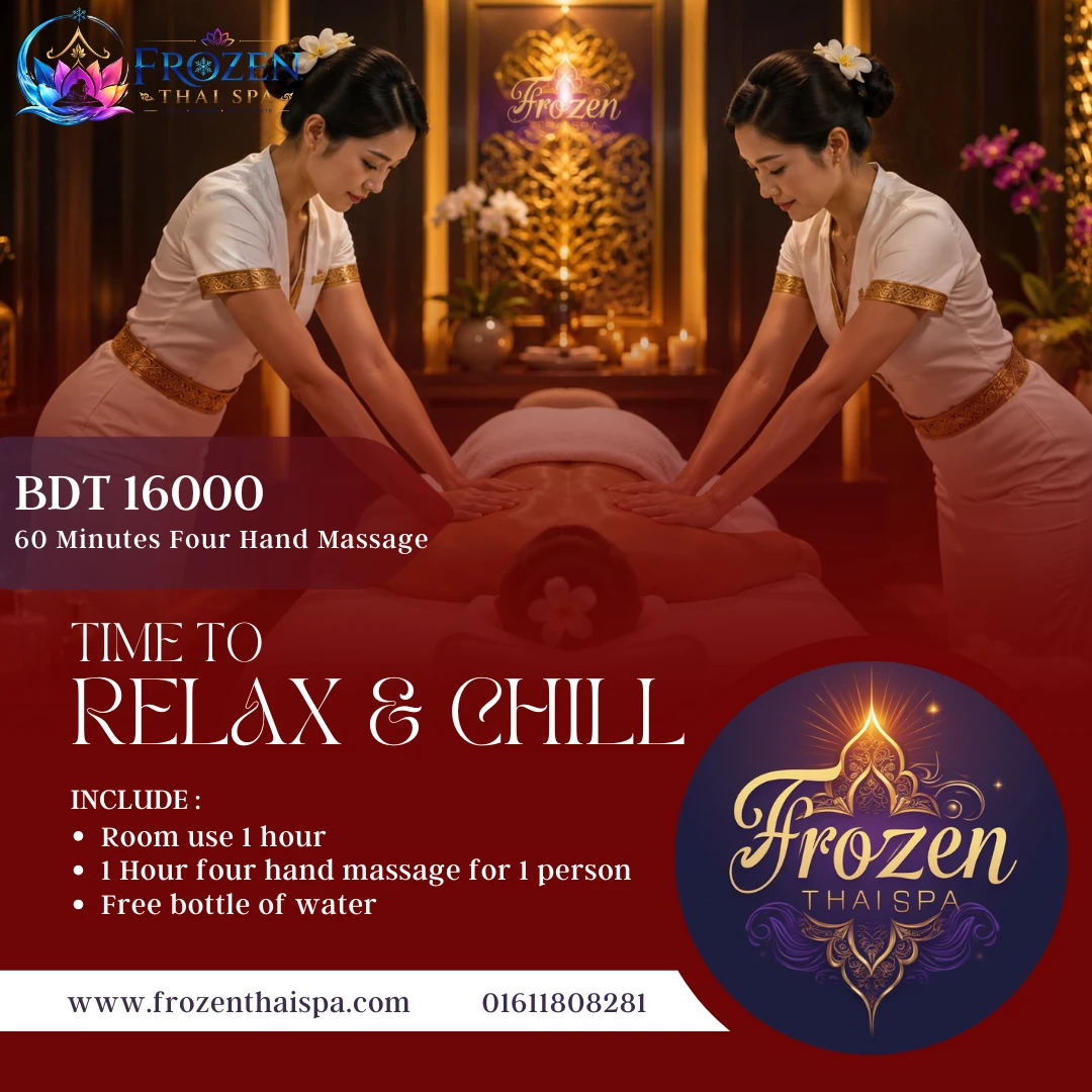 Four Hand Massage treatment at Lucifer Spa in Dhaka
