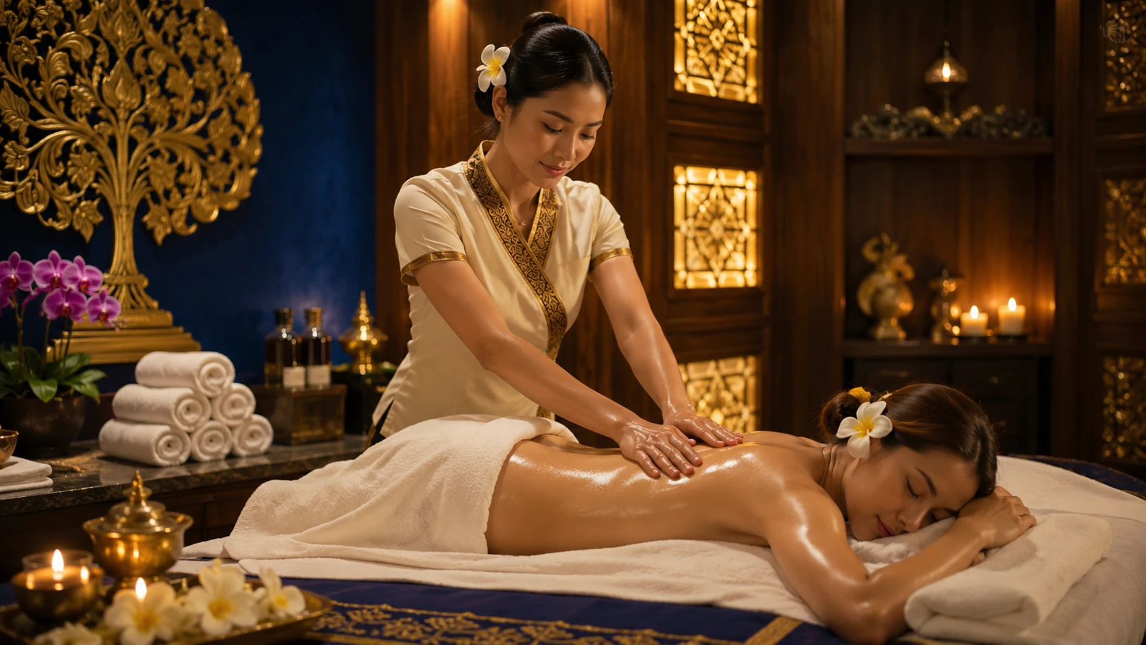 Thai Massage treatment at Lucifer Spa in Dhaka